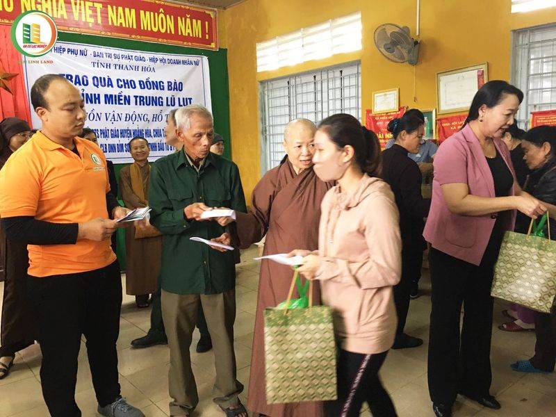 Lam Linh Land chung tay cùng đồng bào vùng lũ