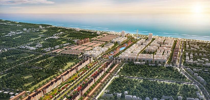 Phối cảnh quảng trường biển Sầm Sơn