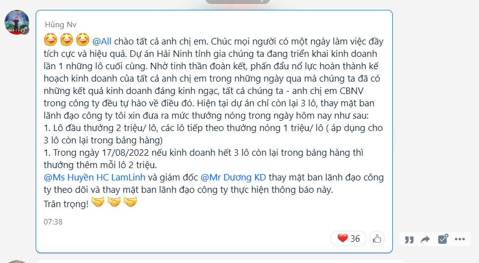 Bán hàng hăng say - Thưởng nóng liền tay tại MB 3073