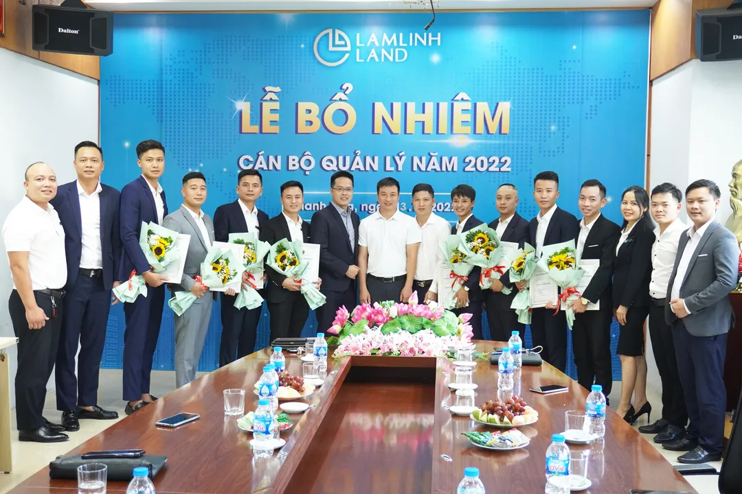 Lễ bổ nhiệm cán bộ quản lý năm 2022 - Lam Linh Land