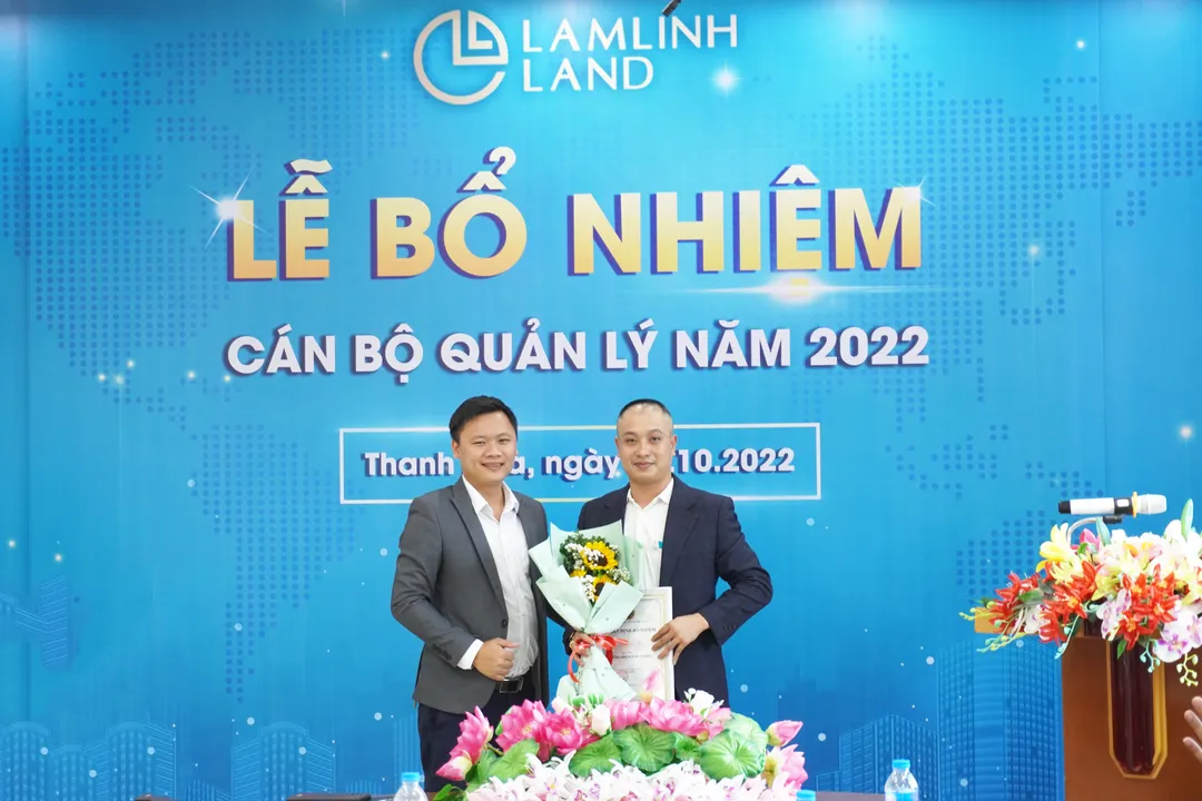 Lễ bổ nhiệm cán bộ quản lý năm 2022 - Lam Linh Land