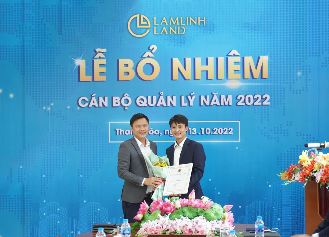 Lễ bổ nhiệm cán bộ quản lý năm 2022 - Lam Linh Land