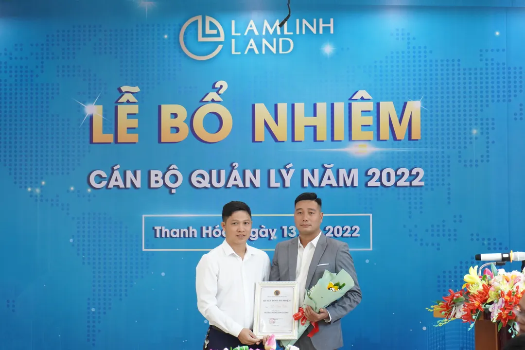 Lễ bổ nhiệm cán bộ quản lý năm 2022 - Lam Linh Land