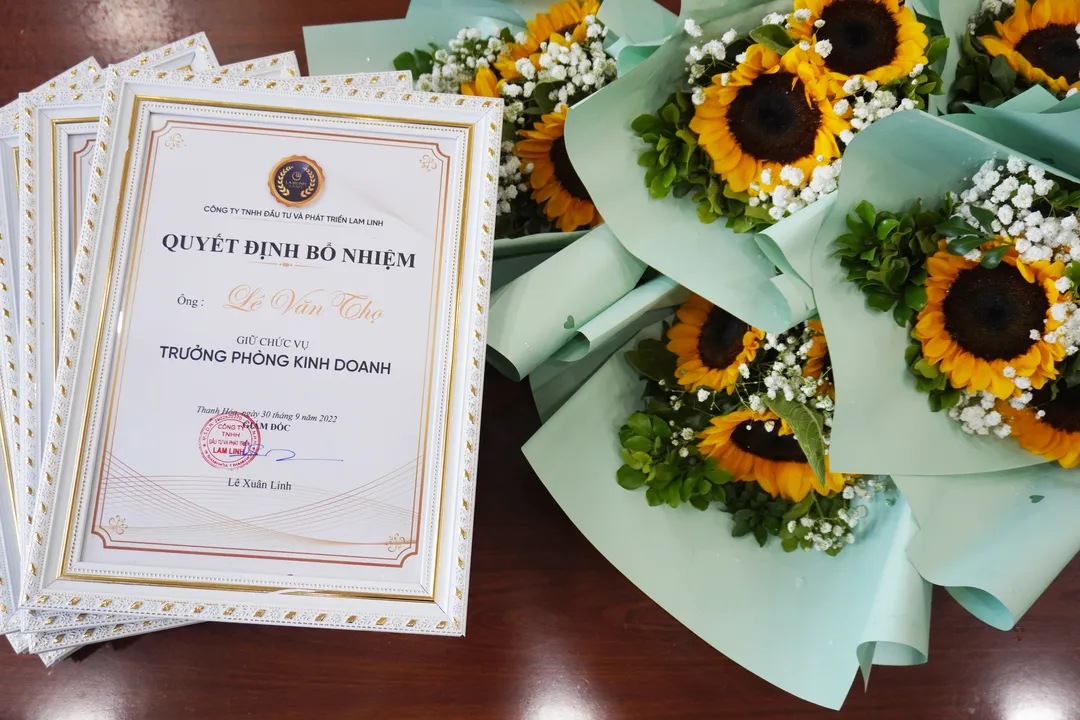 Lễ bổ nhiệm cán bộ quản lý năm 2022 - Lam Linh Land